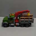 SpringFlower Toy for 3 4 5 6 Year Old Boys, Farm Truck Toy with Farm Trunk,Vehicle Timber Truck Toy with Loading Crane & Lights & Sounds, Kids Birthday Gifts for Boys Toddlers Girls