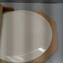 Bemis 500EC Durable Wood Toilet Seat with Easy Clean Hinges, Made in USA, Round, Bone