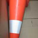 [5 Pack] 18 inch Traffic Cones with Reflective Strip, Safety Road Parking Cones,Agility Field Marker Cones for Soccer Basketball Football Drills Training, Outdoor Sport Activity & Festive Events