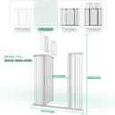 71" Extra Tall Cat Gate for Doorway 30"-49.27" Extra Wide Pet Gate with Adjustable Cat Door Wide,Auto Close, Pressure Mounted, Pet Gate for Cats & Small Dogs, Hallway, Stairs, Kitchen