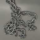 MARINE SYSTEM Galvanized 5/16" Anchor Chain 2 PCS 3/8" Anti-Off Shackles, Boat Anchor Chain, Anchor Chains for Boats, Galvanized Chain with Shackles