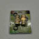 HQMPC Garden Hose Quick Connect Solid Brass Quick Connector Garden Hose Fitting Water Hose Connectors 3/4 inch GHT (2SETS)