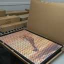 24x36 Poster Frame Black Set of 3, Woodgrain Frame for 24x36 In Studio Gallery with Durable Shatter Resistant Plexiglass,Wall Gallery Photos frame 36 by 24 Posters & Art Prints for best gift