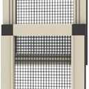 Hakuna Pets Dog & Cat Door for Sliding Glass Door - Mesh Screen Insert,  Small, Cream
