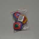 Retro Striped Footbag Professional Sand Filled Kick Ball - Foot Bag for Beginners & Pros, Compact Agility Training & Outdoor Circle Game for Adults and Teens (03-A)