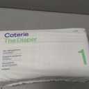 Coterie Baby Wipes + Diapers Kit, Size 1 (99 Count) & Size Newborn Diapers (93 Count), 8 Pack (448) Baby Wipes with 99% Water, Plant Based Materials, Hypoallergenic for Sensitive Skin