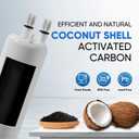 PUREPLUS EDR1RXD1 Replacement for Everydrop Filter 1, W10295370A, W10295370, EDR1RXD1B, P8RFWB2L, P4RFWB, Kenmore 46-9081, 46-9930, WD-F38,WRS325SDHZ Refrigerator Water Filter, 1 Pack