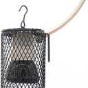lygchii Bird Heat Lamp, Protective Reptile Heater Guard- Mesh Cage Lampshade Cover for Various Pets Including Reptiles