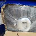 MAXYOYO Loveseat Sofa Couch, Upholstered Bean Bag Chair Cloud Seat, 59"