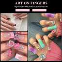 3 Pack Full Cover Duck Nail Tips,Long Duck Acrylic Nails Clear Curved False Nail Tips, Wide French Fake Nails For Extensions Home DIY Nail Tips Art 12 Sizes 120Pcs