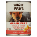 Whole Paws Chicken, Turkey And Salmon Dog Food Stew (13.2 oz), Best By: 08/05/28 