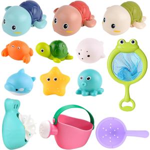 Toddler Baby Bath Toys, Water Toys Pool Toys for Toddlers 1-3, Water Table Toys Bath Tub Toys for Kids Gifts for 2 3 Year Old Boys Girls, 13 Packs