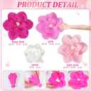 Giant Paper Flowers Artificial Large Paper Flower Decoration for Handcrafted Wall Backdrop Christmas Mexican Wedding Graduation Bridal Shower Birth Party Supplies(Pink Gradient,18 Pcs)