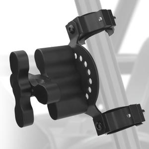 Chelhead UTV ATV Metal Gas Can Mount for 1''-2'' Roll Bar Oil Can Water Tank Gasoline Pack Mount Compatible with Polaris RZR Pioneer Can Am Maverick X3 Commander Yamaha Talon ATV (No Key)