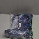 K KomForme Kids Rain Boots, Waterproof Light up Boots with Easy-on Handles (3 Big Kid, Blue Dinosaur)