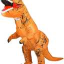 YEAHBEER Inflatable Dinosaur Costume，T-Rex Dinosaur Costume Blow up T-Rex Funny Fancy Inflatable Costume