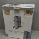 Knape & Vogt RS-PSW9-1-20-P 17 in. H x 8 in. W x D Steel in-Cabinet 20 Qt. Single Platinum Pull Out Trash Can