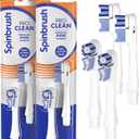 Spinbrush New PRO Clean Replacement Heads, Electric Toothbrush Refills, Soft Bristles, 4 Count