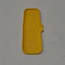 Silicone Bathroom Soap Dishes with Drain Spout-Bathroom and Kitchen Sink Organizer,Sponge Holder,Dish Soap Tray,Perfect for Dispenser,Scrubber,Bottle,Cup on Sink or Counter-Yellow 12"4"