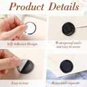 2 x Bat Wax Seal Sticker - 50 PCs Black Gothic Dark Wedding Invitation Wax Seals Stickers Moon Star Self Adhesive Handmade DIY Gold Silver Pen Envelopes Sealing Stamp Party Cards Gift Wrapping