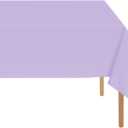 Light Purple Plastic and Lime Green Tablecloth (3 Counts, 2 Pack)
