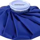 Reusable Ice Pack Ice Bag for Injuries Hot Water Bottle Hot Water Bag refillable ice Pack for Head,Teeth,Knees,Hand,Ankle,Foot,Face Injuries,Pain Relief 11Inch