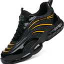 Steel Toe Work Shoes for Men Women Lightweight Comfortable Industrial & Construction Outdoors Safety Work Sneakers, Size: 8.5 Women/6.5 Men