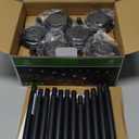 MAGGIFT 12 Pack Solar Pathway Lights Outdoor Solar Garden Lights for Patio, Yard, Driveway