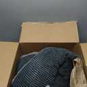 INVENHO Large Dog Beds Large Sized Dog Washable, Orthopedic Warming Soft Sleeping Puppy Bed Durable Pet Bed with Anti-Slip Bottom L(35"x25"x10") (Dark Grey)