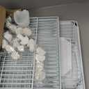 Bird Cage Parakeet Cage Hanging Windows with Sliding Window, Dense Wire Mesh, Removable Tray & Wheels Bird Flight Cage