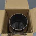 3" Inlet Exhaust Resonator, 3" Outlet 11.5" Overall Length Stainless Steel Performance Muffler, Straight Through Design, Weld-On, Universal for Car Truck, Polished (Silver)