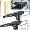 2 PCS 12v Door Lock Actuator Kit, Universal Power Mode Door Lock Actuator with Tool Set, 2 Wire Electric Blend Door Lockout Actuators, Adds Power Doors Locks to Most Vehicles