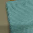 Serafina Home Aqua Light Blue Kitchen Dish Towels: (18" x 28", 3 Pack) 100% Cotton Cloth Soft Cleaning Drying Absorbent Ribbed Terry Loop, Multipurpose (Aqua Blue)
