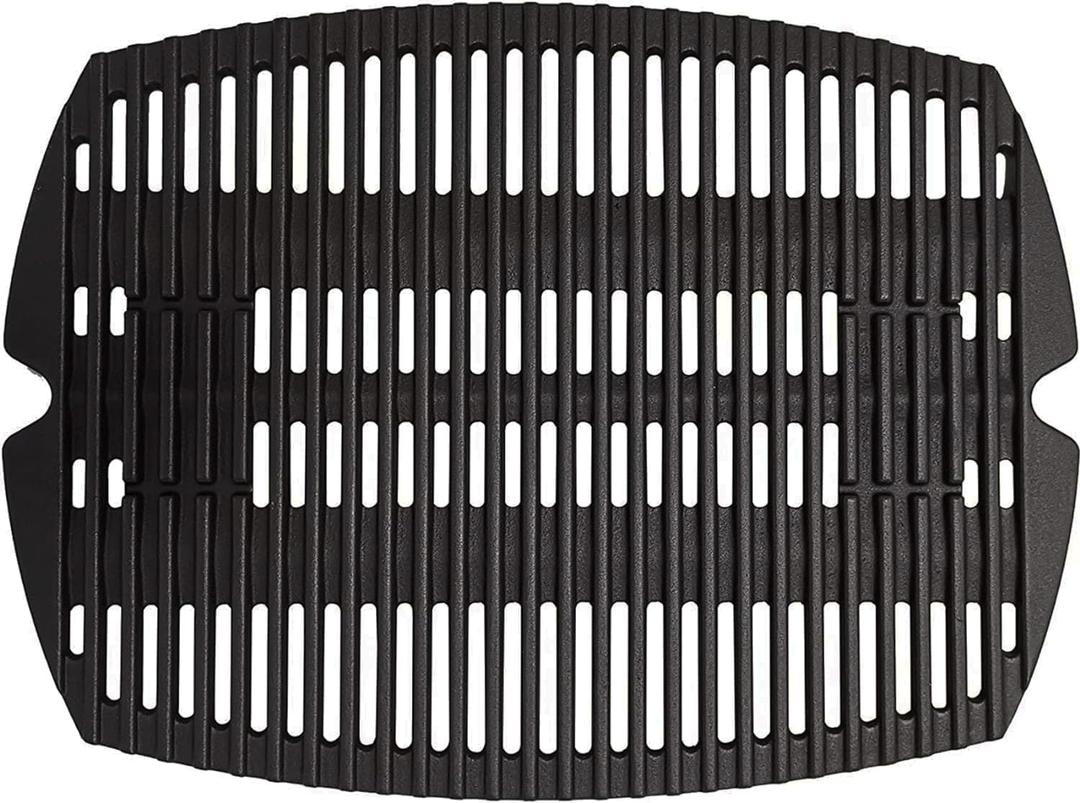 7644 7582 Grill Grates Replacement Parts for Weber Q100 Q1000 Series Parts Weber Baby Q Cast Iron Grill Grate Q120 Q1200 Q1400 50060001 51010001 51040001 51060001 51070001 51080001 65465 65810 1 Pack