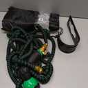 50 ft Expandable Garden Hose - Kink Free Flexible Water Hose with Thumb-Controlled 10-Function Nozzle, 3/4 Solid Connectors, Durable 3750D Fabric, 4-Layer Latex Core