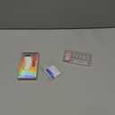 St. Patrick's Day Press on Nails Short Square Fake Nails with White Green Gold French Designs Nude Nails Press ons Glossy Glue on Nails Full Cover False Nails Spring Stick on Nails for Women 24Pcs (A12)