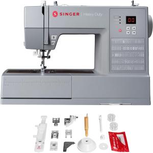 SINGER Heavy Duty 6620C Computerized Sewing Machine with Accessories | 215 Stitches, LCD Screen, Built-In Needle Threader | Easy Setup, Durable Metal Frame, Ideal for Clothes & Home Projects