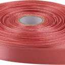 4 x 1/2 Inch x 50 Yards Polyester Ribbon - Rose Gold | Single-Faced Craft Ribbon for Bows, Gift Packaging, Scrapbooking