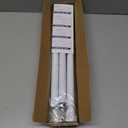 AIZESI 2pcs Spring Tension Curtain Rod 28 to 48 Inch,White Tension Rod Adjustable Curtain Rod Non Slip Curtain Tension Rod No Drill Spring Curtain Rod for Window?Bathroom?Doorway