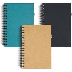 3 Packs Spiral Notebook, Spiral Ruled Journal with Hard Cover, 5.5" x 8.5", 240 Pages, 100 GSM Paper, Notebooks for Work School Note Taking (5.5x8.5)