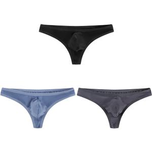 Modal Thong for Men - Elastic, 3D Pouch Sensational,Breathable, Low-Rise Comfort (XXXL)