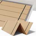 NobleRealm   Bunkie Board | Queen Bed Board Under Mattress Support | Bed Support Slats (48'x 60' Full Size)