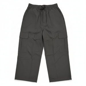 Trousers with Patch Pockets Black Size S