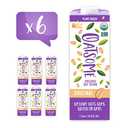 Oatsome Organic Oat Milk, 1-Liter Cartons, 6 Count, Regular, 202.86 Fl Oz (EXP 10/20/26)