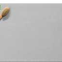 Diatomite Stone Bath Mat, Premium Non-Slip Natural Diatomaceous Earth Bathtub Quick Drying Mats for Bathroom Floor (23.6" x 15.4" Light Gray)