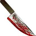 4E's Novelty 16.5 Inch Large Fake Knife Prop, Plastic Halloween Prop Knife Toy for Costume Accessories Such As Scary Clown, for Kids & Adults