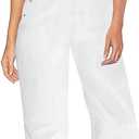 Hybrid & Company Womens Super Comfy Stretch Denim jumpsuit Pants Overalls (Large, Pvj156998-white)