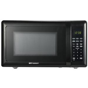 Emerson MW7302B, 0.7 CU. FT. 700 Watt, Touch Control, Black Microwave Oven