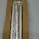 Brushed Nickel Shower Curtain Rod Adjustable 43-78 inch, 1"Diameter Spring Tension Curtain Rod No Drill, Anti-Rust Non-Slip Shower Rod for Bathroom Tension Rod