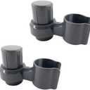 Vacuum Storage Rack Attachments Compatible for Shark Rocket Tool Clip HV300 HV301 HV320 HV322 HV380 HV381 HV382 HV345 HZ2002 HZ251 IC160 ZS350 ZS351 ZS352 Part No.392FFJH380 (2 Pack)